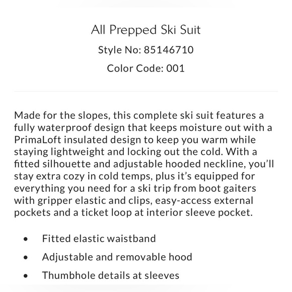 Free People All Prepped Ski Suit Size Large NWT - Picture 7 of 17